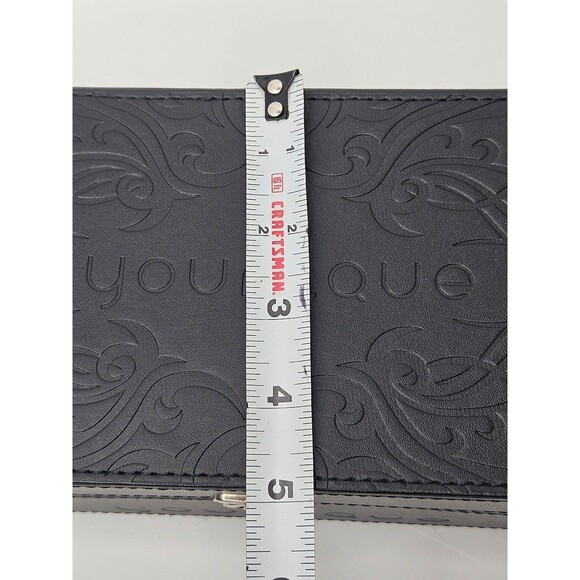 Younique Presenters Hard Black Makeup Case 13" Silver Latch - Picture 8 of 8